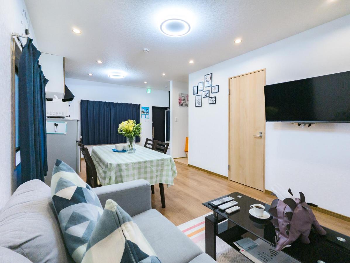 Apartament 花園町駅から1分 難波から4分 今年リフォーム済み シャワー洗面トイレ各階付き 通天閣難波天王寺大阪城近々 Wi-Fi有り 星夜屋 Zewnętrze zdjęcie
